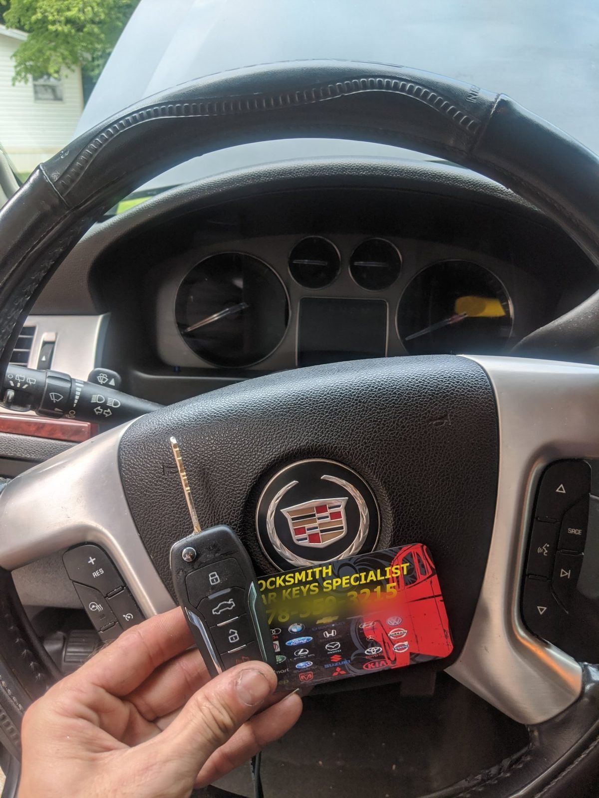 Lock to Lock Cadillac flip key cut and programmed on site