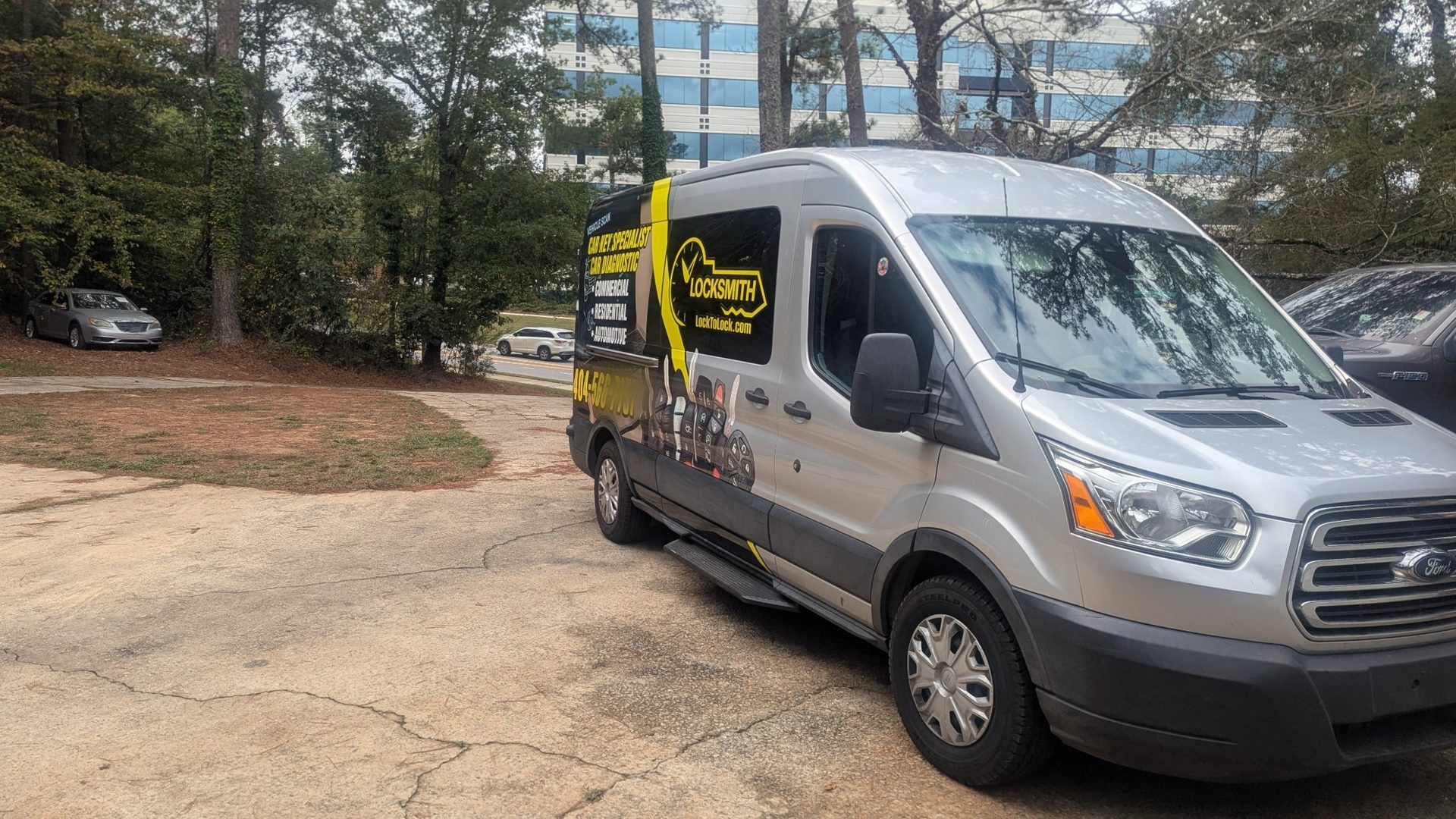 Lock to Lock mobile locksmith van in Metro Atlanta
